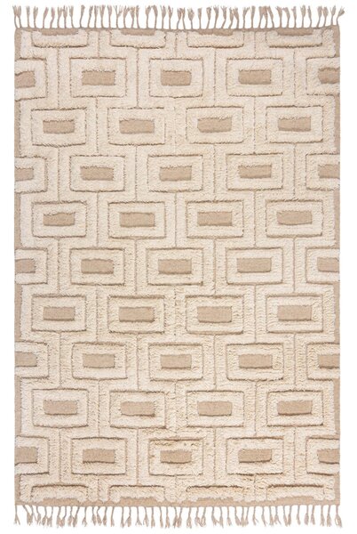 VLNENÝ KOBEREC, 120/170 cm prírodná farba Flair Rugs - Online Only bytové doplnky, Online Only