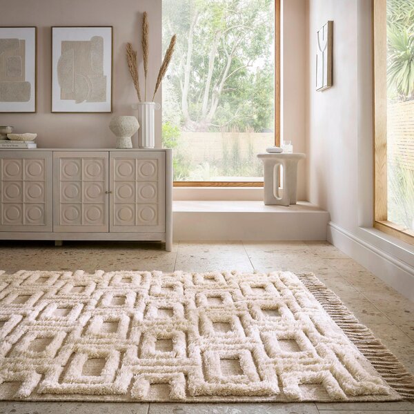 VLNENÝ KOBEREC, 120/170 cm prírodná farba Flair Rugs - Online Only bytové doplnky, Online Only
