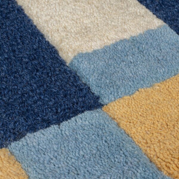 BEHÚŇ, 60/230 cm, modrá, žltá Flair Rugs - Online Only bytové doplnky, Online Only