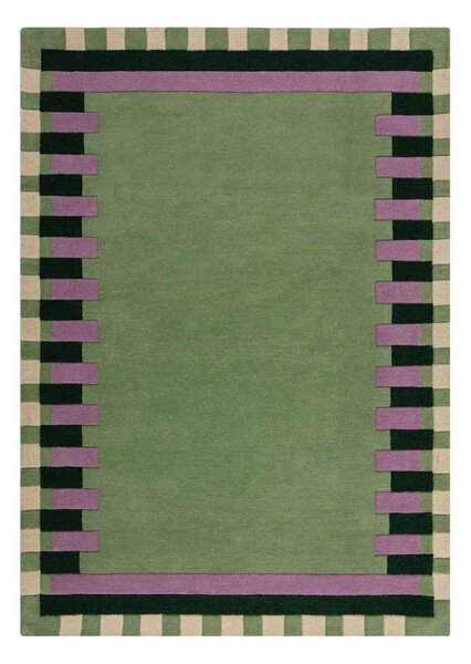 VLNENÝ KOBEREC, 120/170 cm zelená, lila Flair Rugs - Online Only bytové doplnky, Online Only