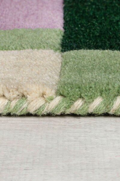 VLNENÝ KOBEREC, 120/170 cm zelená, lila Flair Rugs - Online Only bytové doplnky, Online Only