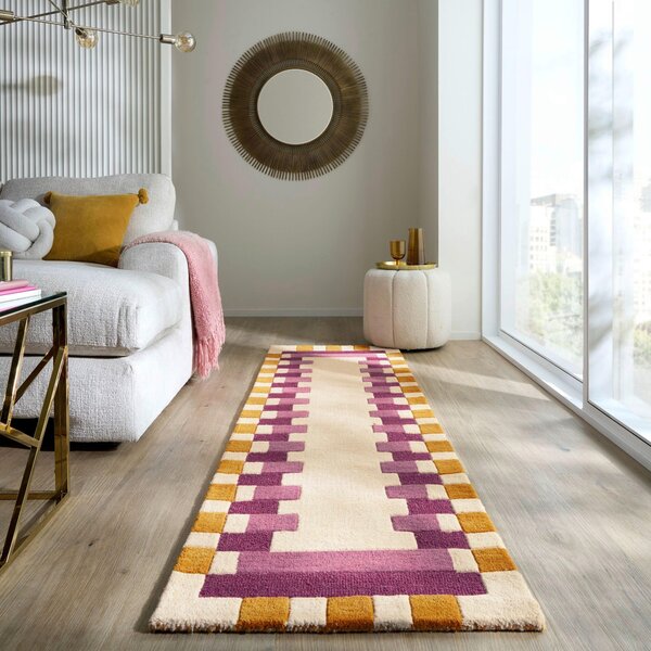 BEHÚŇ, 60/230 cm, žltá, ružová Flair Rugs - Online Only bytové doplnky, Online Only