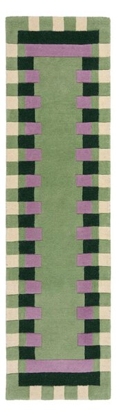 BEHÚŇ, 60/230 cm, zelená, lila Flair Rugs - Online Only bytové doplnky, Online Only