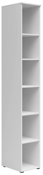 REGÁL, biela, 30/195/40 cm Carryhome - Regály