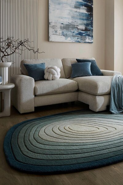 VLNENÝ KOBEREC, 200/290 cm modrá Flair Rugs - Online Only bytové doplnky, Online Only