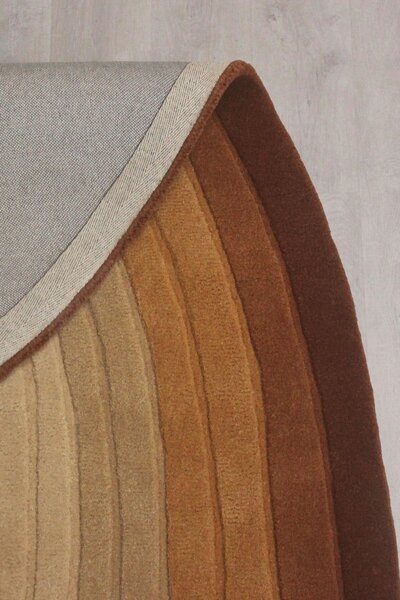 VLNENÝ KOBEREC, 160/230 cm hnedá Flair Rugs - Online Only bytové doplnky, Online Only