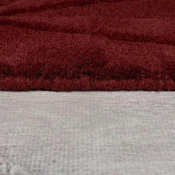 VLNENÝ KOBEREC, 160 cm červená Flair Rugs - Online Only bytové doplnky, Online Only
