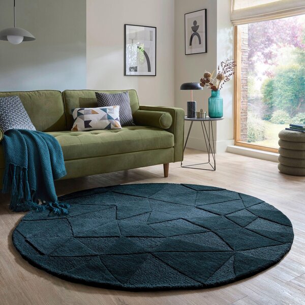 VLNENÝ KOBEREC, 160 cm modrá Flair Rugs - Online Only bytové doplnky, Online Only