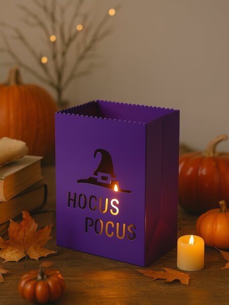 Sinsay - Stojaca LED halloweenska dekorácia s motívom čarodejníckeho klobúka - fialová
