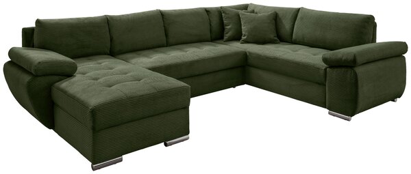 SEDACIA SÚPRAVA, textil, tmavozelená P & B - Sedačky, Online Only