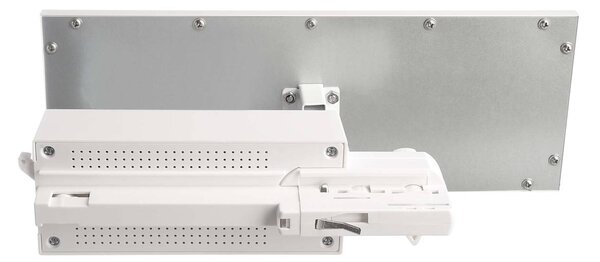 LED panel TRACK LIGHT, biely, 3-fázový, 4 000 K, zapnutie/vypnutie, Biela / opálová, Chodba, Hliník, Moderný, Koľajnicový systém