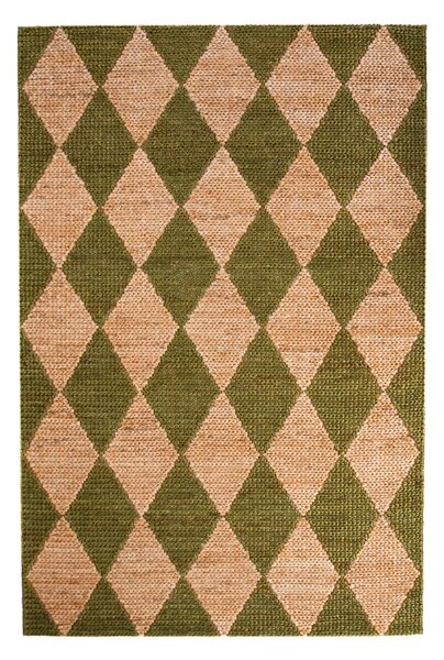 RUČNE TKANÝ KOBEREC, 120/170 cm zelená Flair Rugs - Online Only bytové doplnky, Online Only