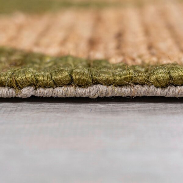 RUČNE TKANÝ KOBEREC, 120/170 cm zelená Flair Rugs - Online Only bytové doplnky, Online Only