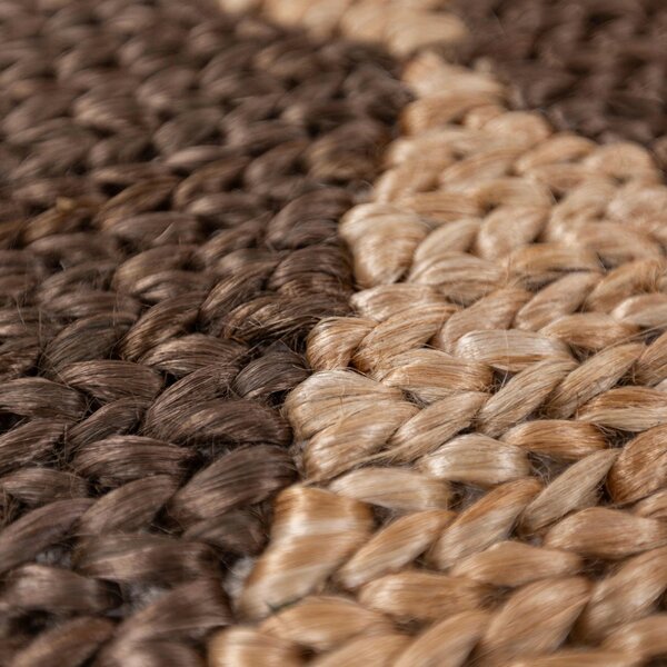 RUČNE TKANÝ KOBEREC, 120/170 cm tmavohnedá Flair Rugs - Online Only bytové doplnky, Online Only