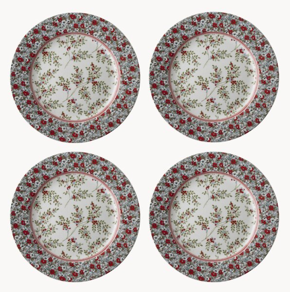 Porcelánové dezertné taniere Gift, 4 ks