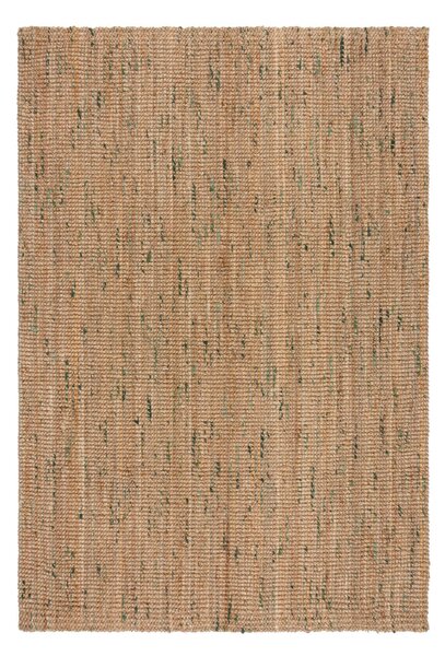 RUČNE TKANÝ KOBEREC, 120/170 cm zelená, prírodná farba Flair Rugs - Online Only bytové doplnky, Online Only
