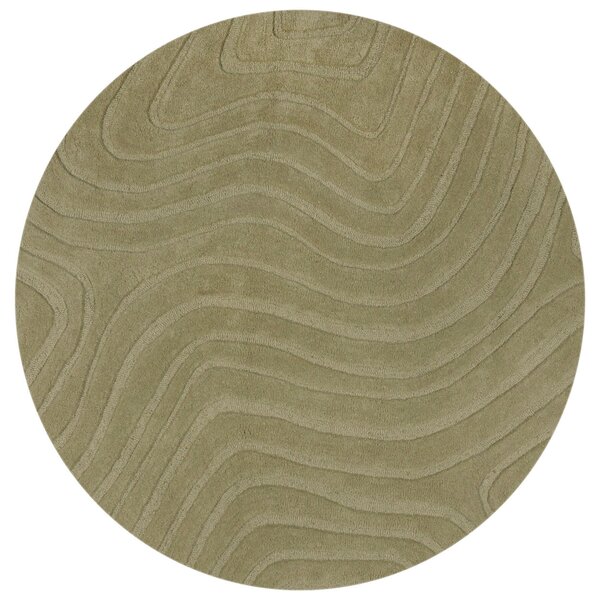 VLNENÝ KOBEREC, 160/160 cm zelená Flair Rugs - Online Only bytové doplnky, Online Only