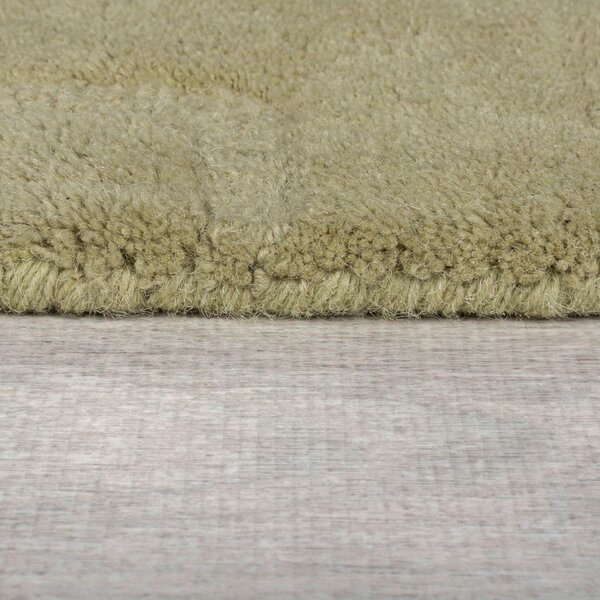 VLNENÝ KOBEREC, 160/160 cm zelená Flair Rugs - Online Only bytové doplnky, Online Only