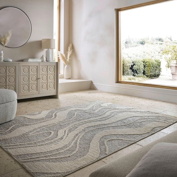 TKANÝ KOBEREC, 120/165 cm sivá Flair Rugs - Online Only bytové doplnky, Online Only