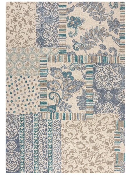 VLNENÝ KOBEREC, 120/170 cm modrá Flair Rugs - Online Only bytové doplnky, Online Only
