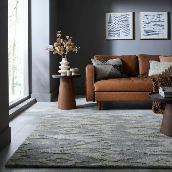 VLNENÝ KOBEREC, 160/230 cm modrá Flair Rugs - Online Only bytové doplnky, Online Only