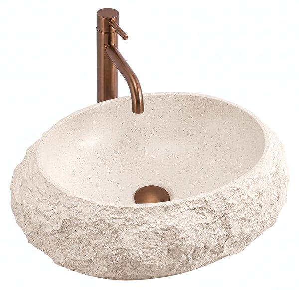 Umývadlo na dosku Mika Warm Beige
