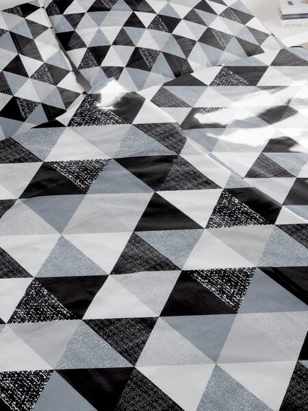 Polášek Bavlnené obliečky LENKA - Šedá | 140 x 200 cm / 70 x 90 cm