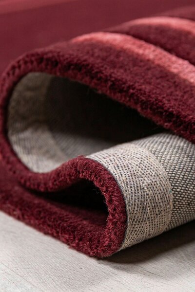 VLNENÝ KOBEREC, 120/170 cm tmavočervená Flair Rugs - Online Only bytové doplnky, Online Only
