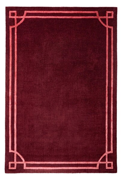 VLNENÝ KOBEREC, 120/170 cm tmavočervená Flair Rugs - Online Only bytové doplnky, Online Only
