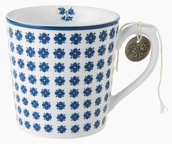 Porcelánové hrnčeky Humble Daisy, 4 ks