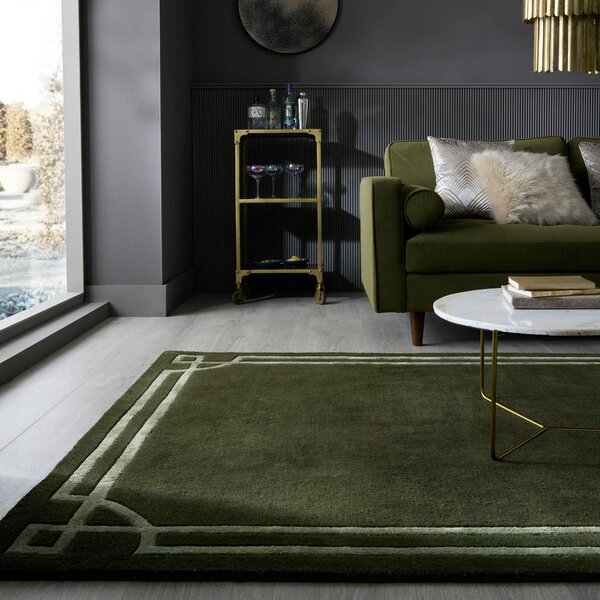 VLNENÝ KOBEREC, 120/170 cm zelená Flair Rugs - Online Only bytové doplnky, Online Only