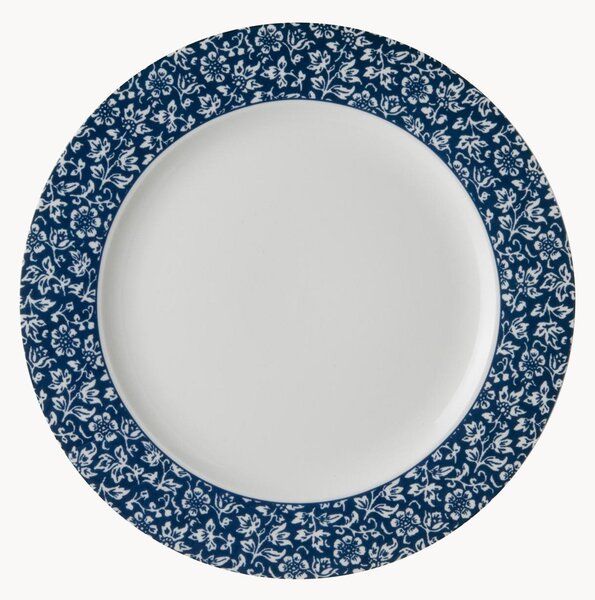 Porcelánové plytké taniere Sweet Alyssum, 4 ks