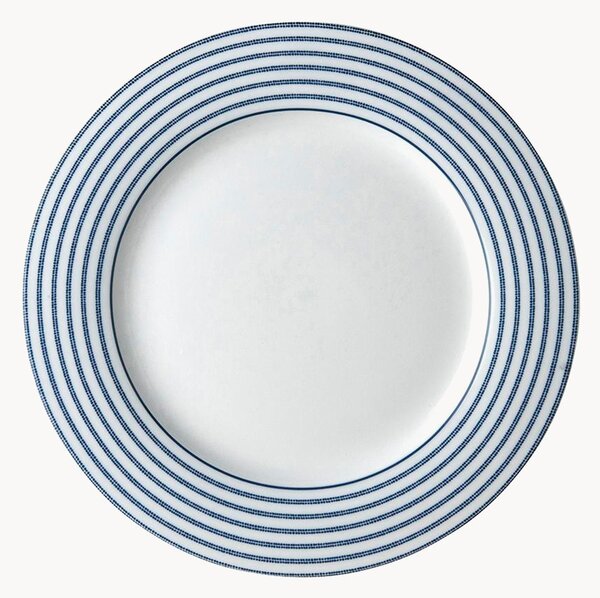 Porcelánové raňajkové taniere Candy Stripe, 4 ks