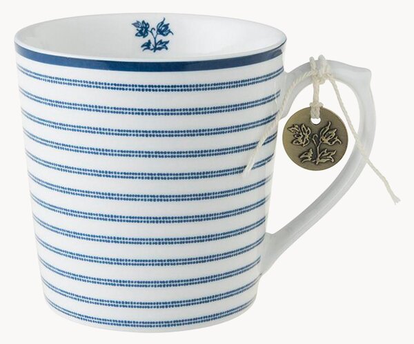 Porcelánové hrnčeky Candy Stripe, 4 ks