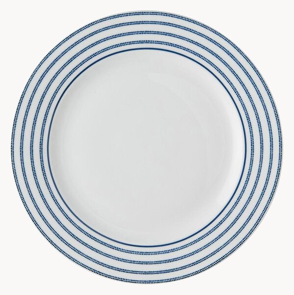 Porcelánové dezertné taniere Candy Stripe, 4 ks