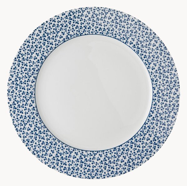 Porcelánové plytké taniere Floris, 4 ks