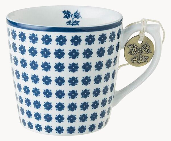 Porcelánové hrnčeky Humble Daisy, 4 ks