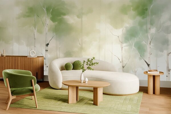 Tapety Brezy na jar, Fototapety s lesom, Fototapety brezy, w05676 : Uwalls.sk