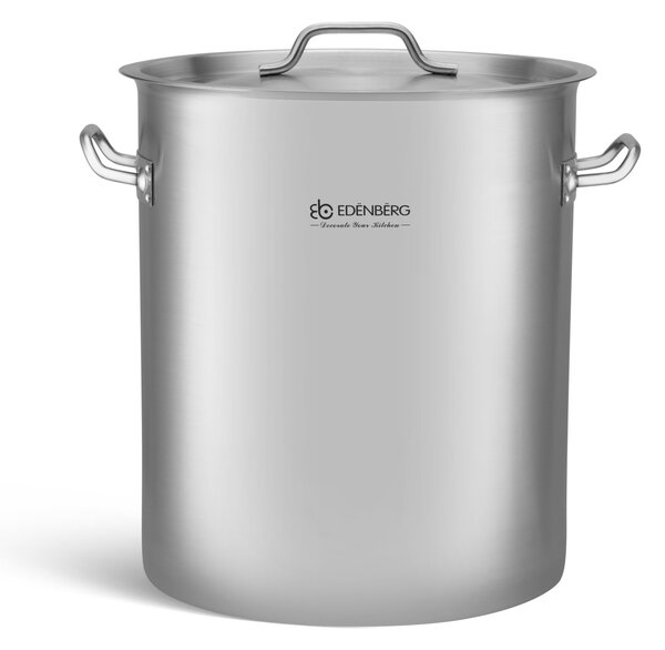 Nerezový hrniec s pokrievkou 33,7 l
