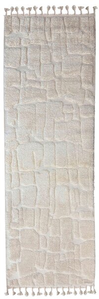 KOBEREC S VYSOKÝM VLASOM, 80/300 cm krémová Flair Rugs - Online Only bytové doplnky, Online Only