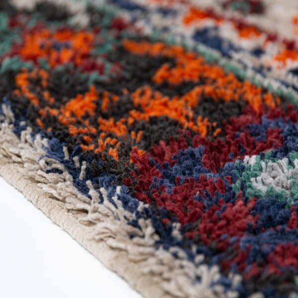 KOBEREC S VYSOKÝM VLASOM, 133/190 cm tmavomodrá Flair Rugs - Online Only bytové doplnky, Online Only