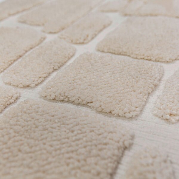 KOBEREC S VYSOKÝM VLASOM, 133/190 cm krémová Flair Rugs - Online Only bytové doplnky, Online Only