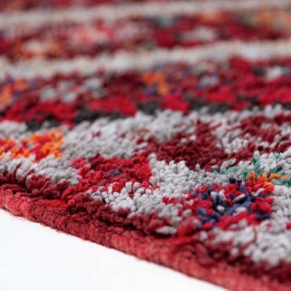 KOBEREC S VYSOKÝM VLASOM, 133/190 cm červená Flair Rugs - Online Only bytové doplnky, Online Only