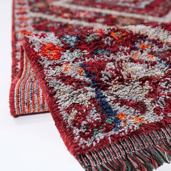 KOBEREC S VYSOKÝM VLASOM, 133/190 cm červená Flair Rugs - Online Only bytové doplnky, Online Only