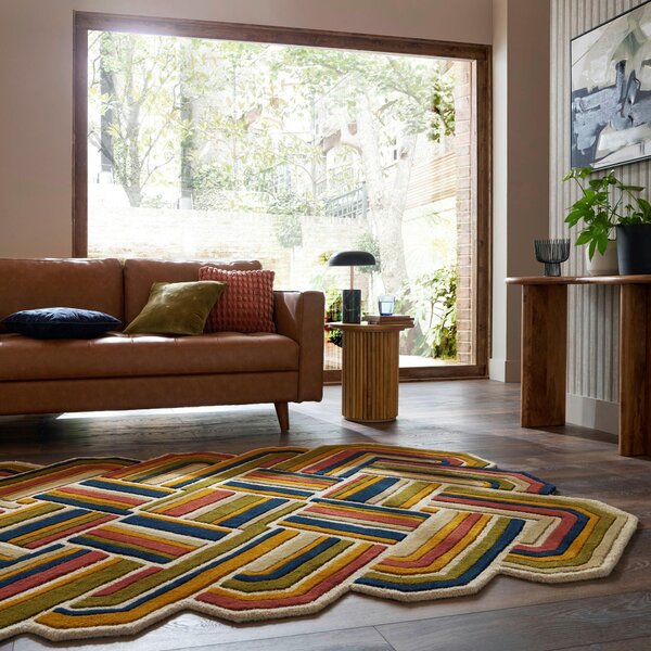 VLNENÝ KOBEREC, 140/200 cm terakotová Flair Rugs - Online Only bytové doplnky, Online Only