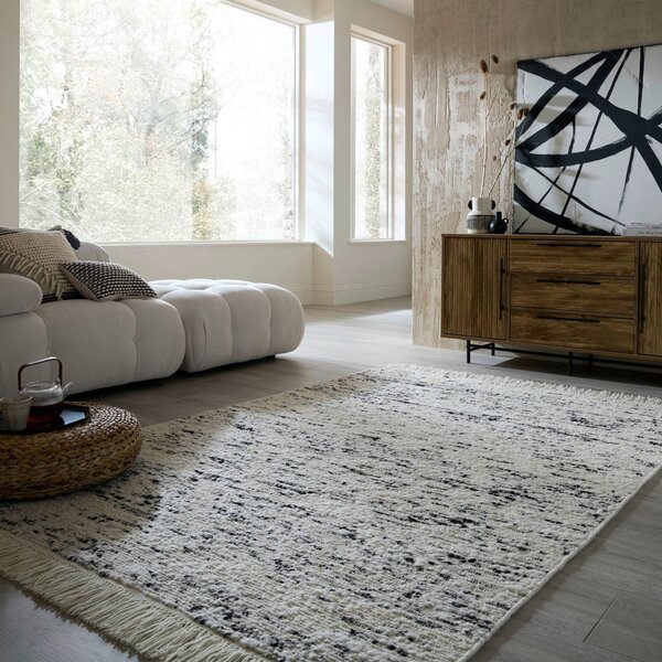 RUČNE TKANÝ KOBEREC, 140/200 cm čierna Flair Rugs - Online Only bytové doplnky, Online Only
