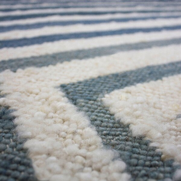 RUČNE TKANÝ KOBEREC, 140/200 cm modrá Flair Rugs - Online Only bytové doplnky, Online Only