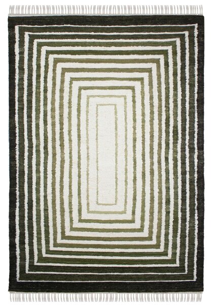 RUČNE TKANÝ KOBEREC, 140/200 cm zelená Flair Rugs - Online Only bytové doplnky, Online Only