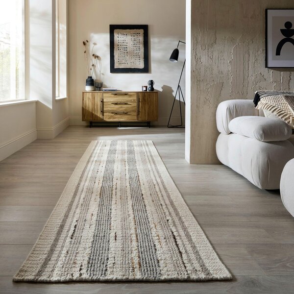 RUČNE TKANÝ KOBEREC, 80/300 cm prírodná farba Flair Rugs - Online Only bytové doplnky, Online Only
