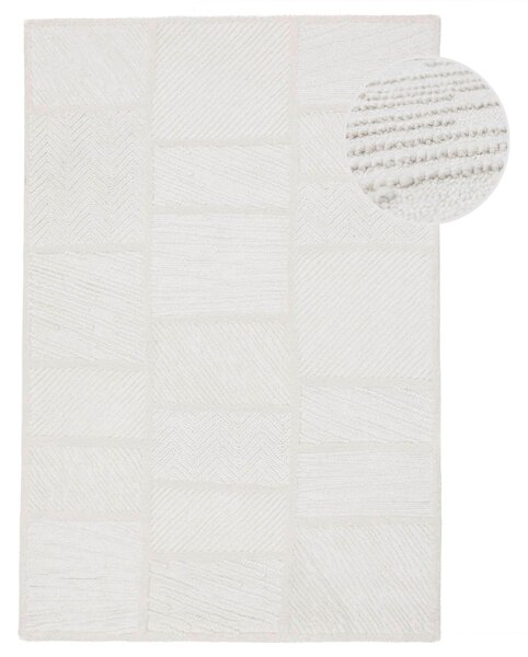 VLNENÝ KOBEREC, 140/200 cm biela Flair Rugs - Online Only bytové doplnky, Online Only